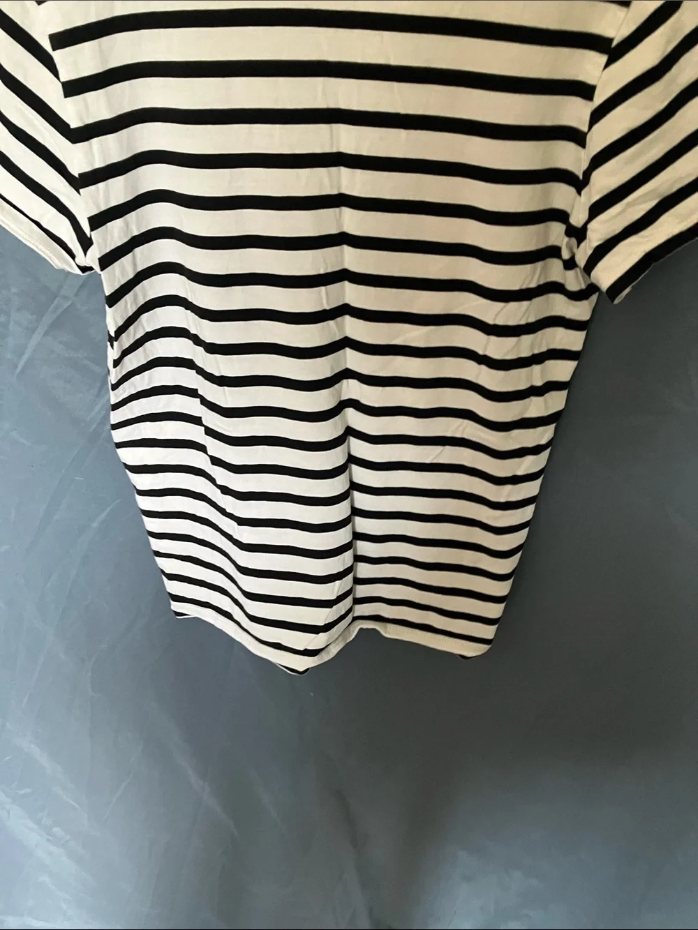 kate spade: Broome Street Black & White “Queen Bee” Striped Tee- S